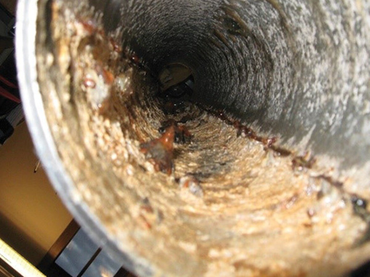 Dry pipe inside corrosion.