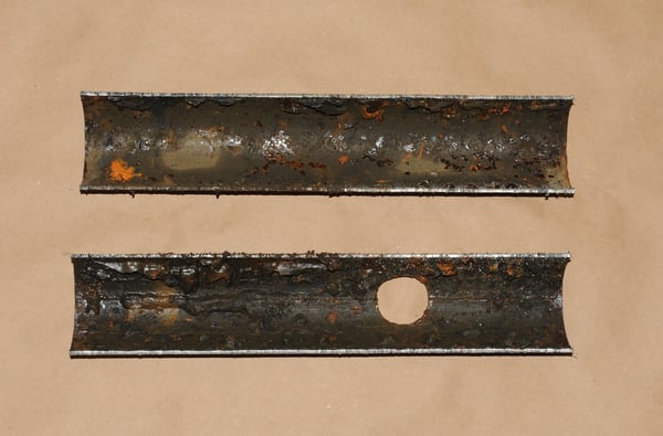 Acid Corrosion in Fire Sprinkler Pipe