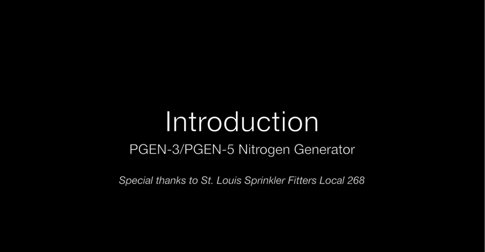 PGEN-3 PGEN-5 Nitrogen Generator and Fire Sprinkler Corrosion