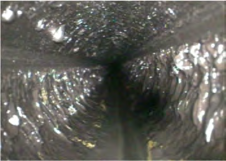 Interior of Sprinkler Pipe